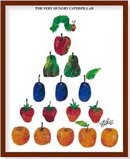 ミニポスター×フレームセット ERIC CARLE Fruits 黒 FST-005 ミニポスター×フレームセット ERIC CARLE Fruits 黒 FST-005